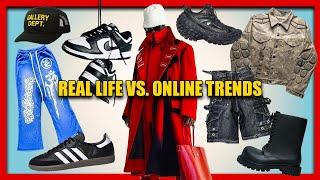 Real Life vs. Online Fashion Trends They are VERY different  Mens Fashion & Streetwear