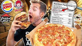 Eating the TOP 10 HIGHEST CALORIE Fast Food Items