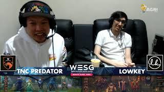 Lowkey Esports vs TNC Predator Game 3 Bo3  WESG 2019 PH Qualifiers