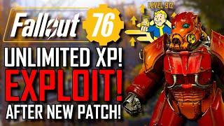 Fallout 76  UNLIMITED XP EXPLOIT  Get LEVEL 900+  AFTER PATCH  INFINITE AMMO & XP Exploit