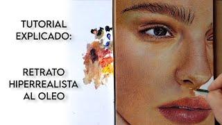 TUTORIAL #1  APRENDE A PINTAR UN RETRATO HIPERREALISTA AL OLEO PASO POR PASO.