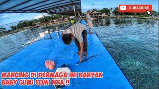 Squid Fishing  Mancing cumi cumi di dermaga sore hari  Banyak Cumi nya  Mancing di Nusa Penida