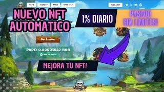 NO TE PIERDAS LOS COFRES GRATIS PANIC APE NFT - NUEVO NFT 1% DIARIO - NFT PASIVO