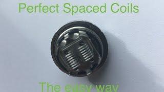 Perfect Spaced Coils Made Easy