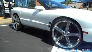 2000 Pontiac Firebird sitting on 26 652 IROC Chrome wheels on 2553026 tires.