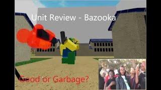 Unit Review - Bazooka Noobs in Combat Roblox