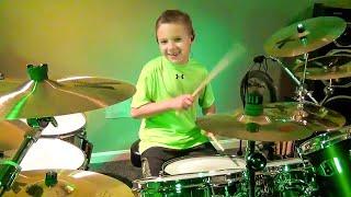 Dire Straits - Money For Nothing 7 year old Drummer