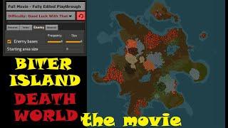 Factorio The Movie - Biter Island DeathWorld a 3 hour long atmospheric fully edited playthrough