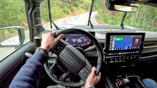 2024 GMC Hummer EV SUV - Rainy POV First Drive Binaural Audio