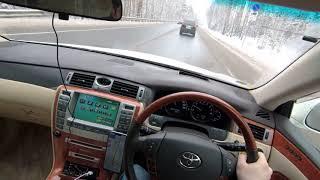 POV video Toyota Crown Majesta UZS186 удобно ли обгонять на правом руле?