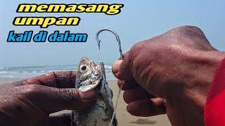 CARA MEMASANG UMPAN KAIL DI DALAM  mancing pinggiran laut