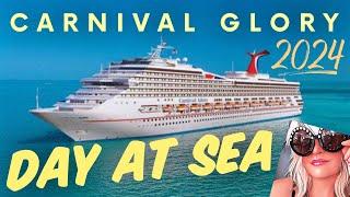 Carnival Glory day at Sea Day 3 2024