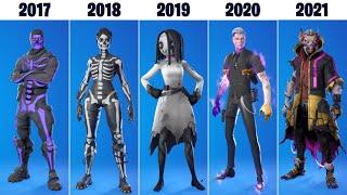 Evolution of Halloween Skins in Fortnite 2017-2021