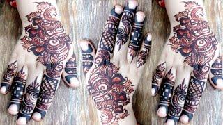 Simple and Easy mehndi design 2024  New Mehndi design for Eid 2024  Mehndi design 2024  Mehndi