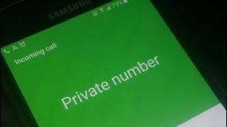 Call anyone with PRIVATE Number or UNKNOWN Number FREE  No App  No Internet Required  STOPPED