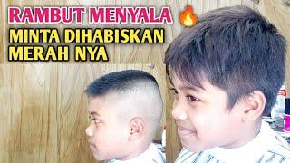 CARA POTONG RAMBUT ANAK SD CEPAK 002 DEPAN PANJANG tutorial cukur paling mudah untuk pemula