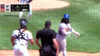 Hitter Ejected For Tossing Bat At Umpire