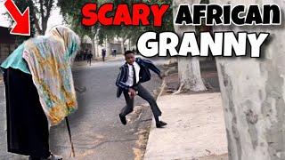 Scary African Granny PrankVERY FUNNY