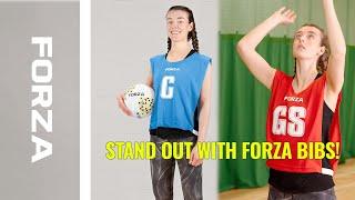 Unleash Your Game with FORZA Pro Netball Bibs  Lightweight Breathable and Vibrant