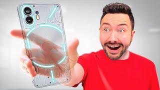 Jai reçu le nouveau smartphone transparent 