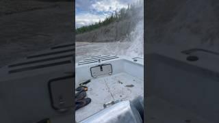 RIVER BOAT HITS TWO MASSIVE ROCKS RUNNING SHALLOW WATER