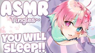 【ASMR】 YOU WILL FALL ASLEEP  Perfect Deep Tingles to Cure Any Immunity Kisses Pats Nom 3Dio
