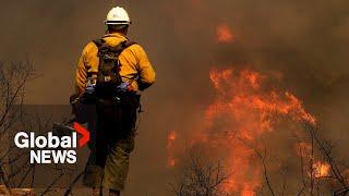 California wildfires Santa Barbara County lake fire burns more than 13250 acres