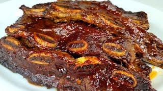 Oven baked beef short ribs  recipe