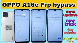 Oppo a16e Frp Bypass  Oppo Cph2421 Google Frp Bypass 2023  oppo A16 frp bypass 