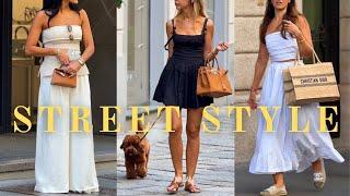 The Best of Milan Street Style Fashionable Summer Looks•Quiet Luxury and Effortless Style