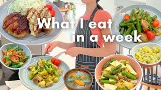 What I eat in a week  Easy & healthy Japanese cooking  Living in Canada   Daily Vlog