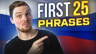 Russian Language - Lesson 1  YOUR FIRST 25 PHRASES for absolute beginners