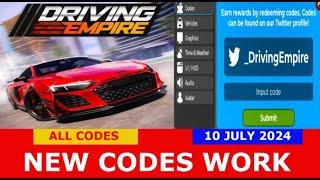 NEW UPDATE CODES *Car Racing* AUDI Driving Empire ROBLOX  ALL CODES  JULY 10 2024