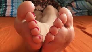 Showing my Feet for my Boyfriend Soles amp Toes