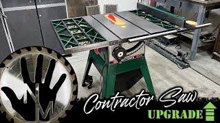 Upgrading My Contractor Table Saw