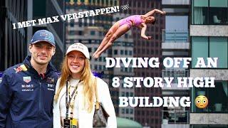 Diving Off an 8 Story High Building VIP at Montreal F1 Meeting Max Verstappen Boston Vlog