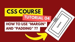 How to Use CSS Margin and Padding  CSS Course Tutorial 04