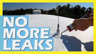 How to apply Dicor Lap sealant to your RV roof  No more leaks RV Maintenance Pt. 1