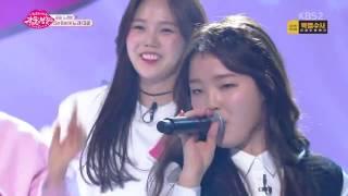 OhMyGirl Seunghee승희 covering Ailee-U&I @ KBS Girl Group Battle 170127