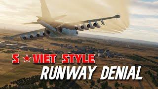 DCS  Runway Denial Soviet Style  Su-25  Real Life Tactic?