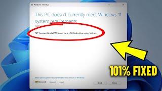 You cant install Windows on a USB flash drive using Setup in Windows 11  10  8  7 - How To Fix 