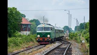 SU46-029 na czele pociągów specjalnych wokół Żagania