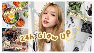 24h glow up bản thân ️Thử son thiên nhiên Cỏ mềm