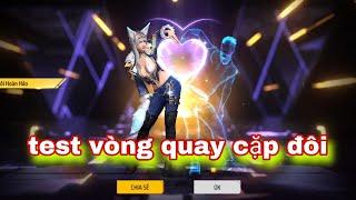 Free fire test vòng quay cặp đôi săn hành động không dành cho người FA