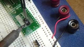 SOIC to DIP Adapter for breadboarding