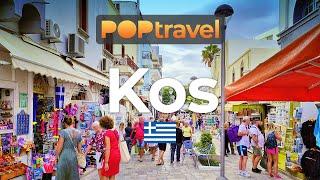 KOS Greece  - City Center to Kosus Beach - 4K 60fps