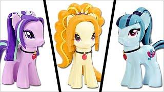 Custom THE DAZZLINGS My Little Pony EQUESTRIA GIRLS Adagio ARIA Sonata DIY  SweetTreatsPonies