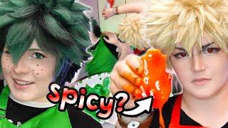 Santas Cookies GONE WRONG? Baku vs Deku BAKE-OFF  My Hero Academia Cosplay