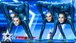 Angara Contortion are out of this world  Auditions Week 4  Britain’s Got Talent 2017