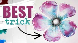  Mind-blowing - My way of SIMPLIFYING WATERCOLORS  How I paint Flower  Beginners Lesson